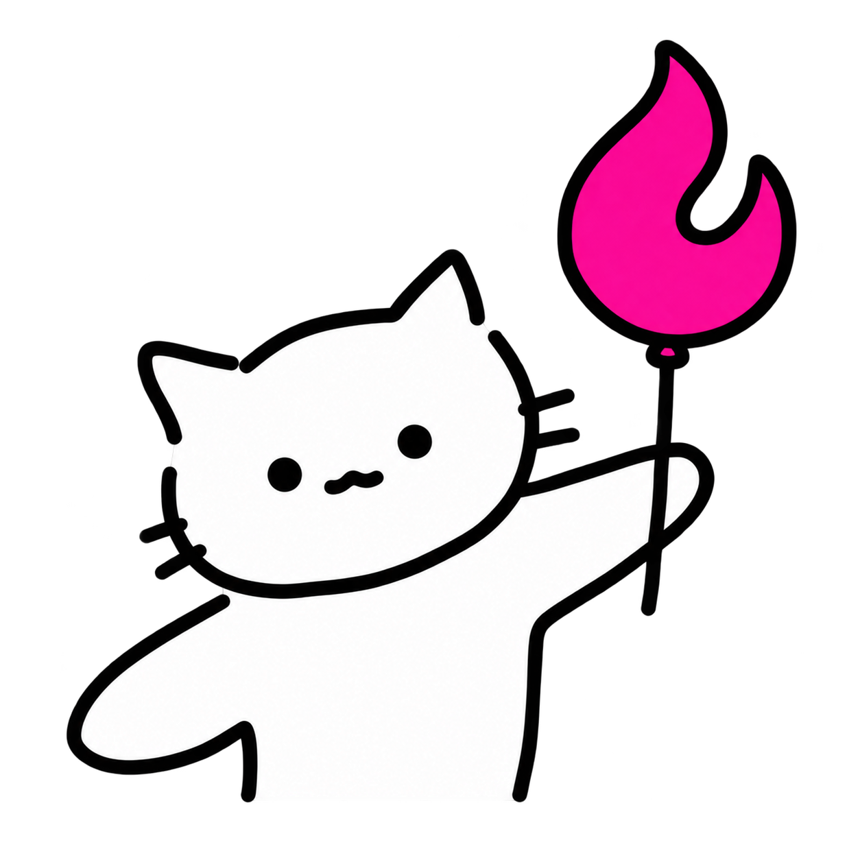 ICAT 举起粉色火焰